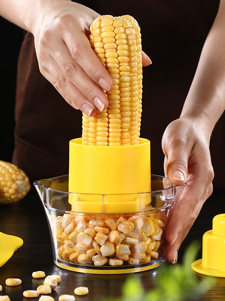 Corn peeling artifact home kitchen dial corn kernel scraper corn peeling planer knife defresh corn kernel knife