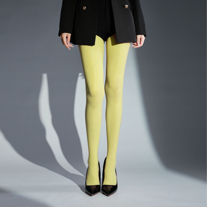 彩色912针真马油超透极光油亮袜8