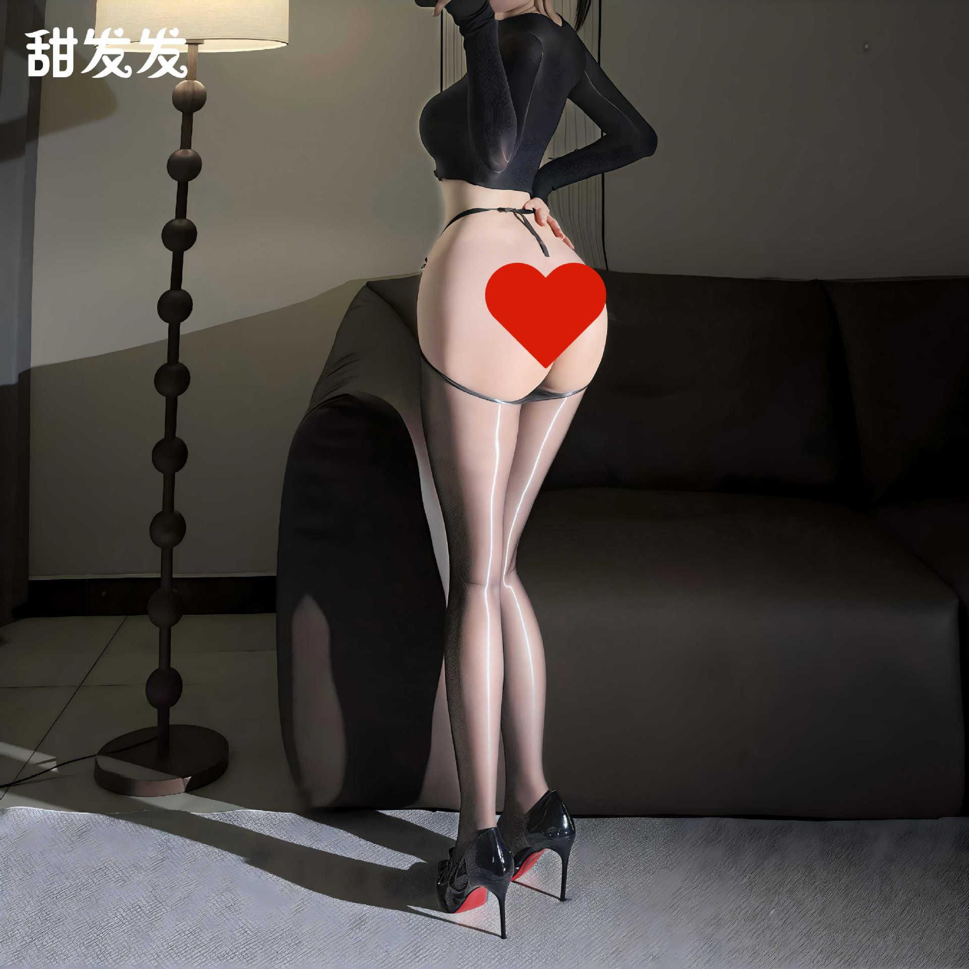 季末超薄窄腰高端隐形显瘦性感诱惑光泽黑丝袜油亮贴肤情趣丝袜
