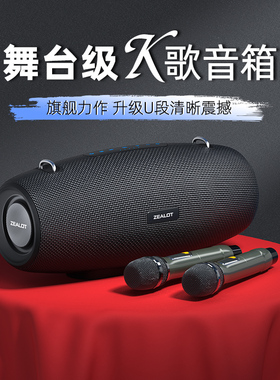 音箱户外音响k歌专用话筒客厅家庭KTV麦克风广场舞唱歌大音量家用