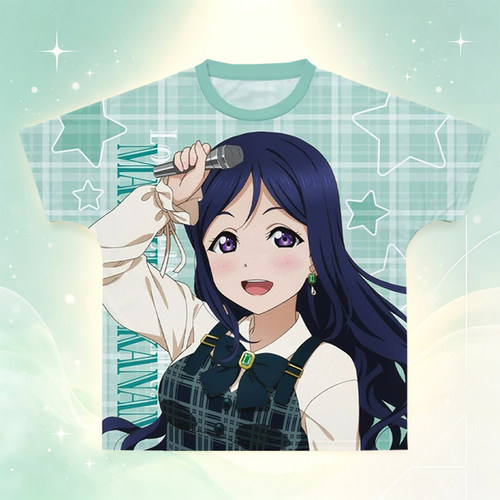 Love Live! Sunshine!!二次元动漫短袖T恤全彩痛衣个性应援上衣