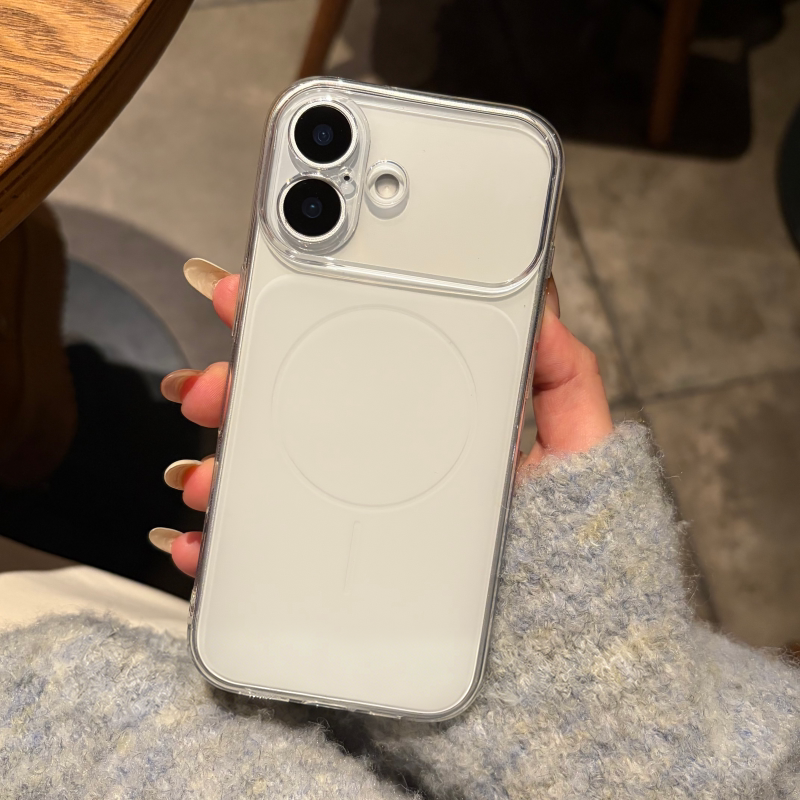 秒变17大视窗适用苹果17手机壳新款彩绘iPhone16promax透明简约15肤感磨砂14高级感小众13全包防摔硅胶保护套