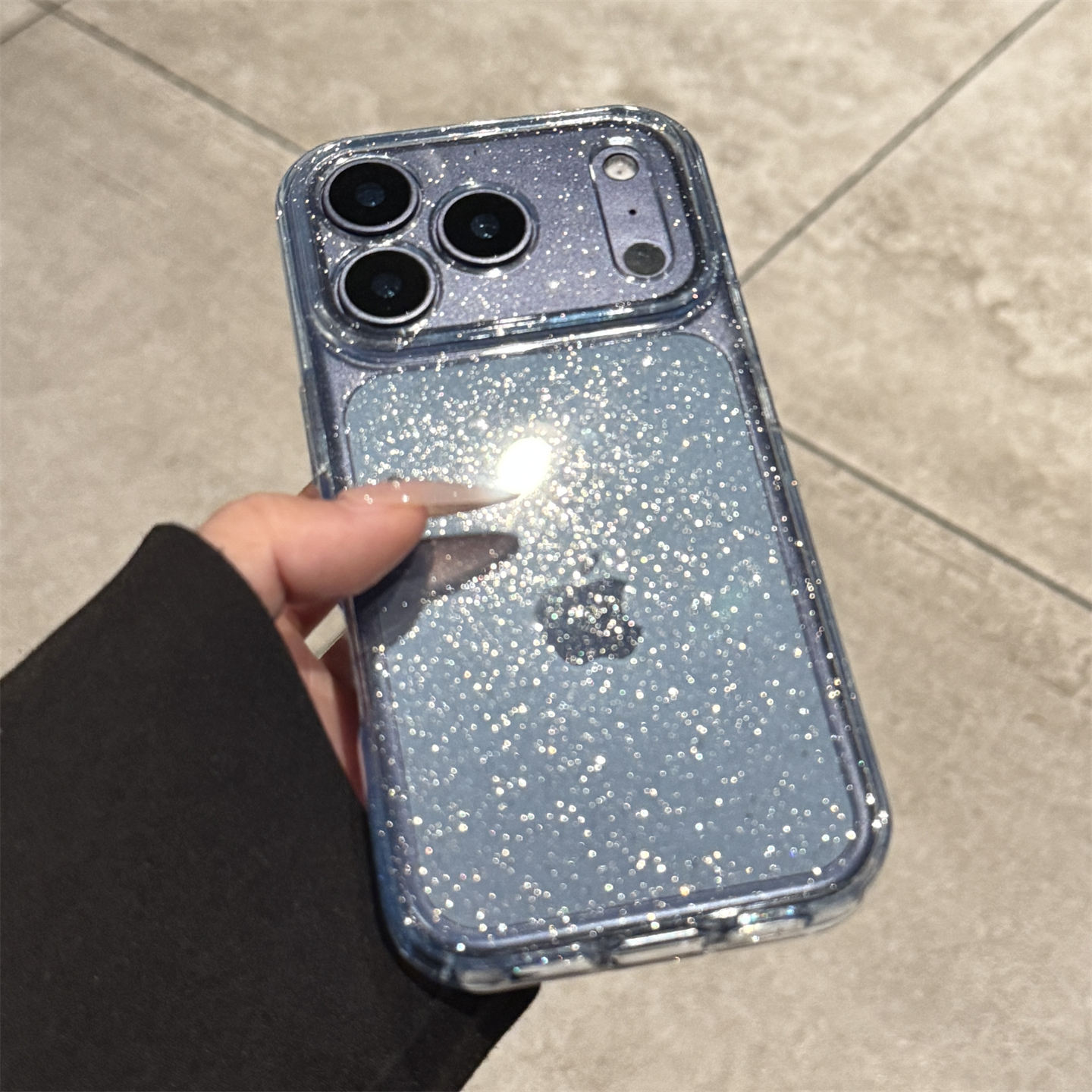 【奢华闪粉防摔软壳】