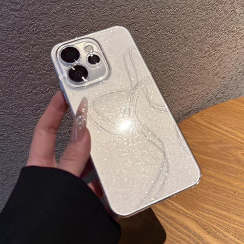 【实物更美】适用OPPOReno16pro手机壳新款findx9pro星空细闪轻薄透明reno15全包镜头x8s防摔女款高级感硬套