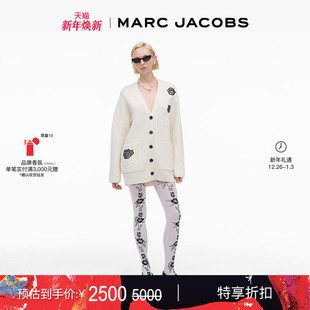 MARC JACOBS 羊毛贴花开衫 季 针织衫 末折扣 CARDIGAN 莫杰