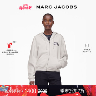 MARC 末折扣 JACOBS 莫杰 纯棉白色骰子设计连帽卫衣 ARTIST 季