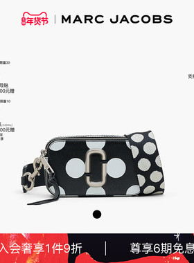 【线上特享】MARC JACOBS/莫杰 MJ SNAPSHOT 牛皮波点斜挎相机包