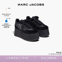 【线上限定】MARC JACOBS MJ 皮革系带纯色实时百搭松糕底休闲鞋