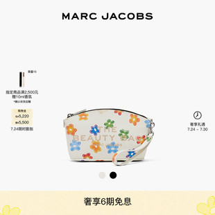 MARC JACOBS 迷你牛皮浪漫小雏菊印花洗漱包化妆包
