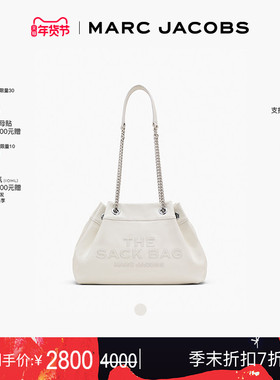 【季末折扣】MARC JACOBS /莫杰 SACK 中号牛皮链条流浪肩背包