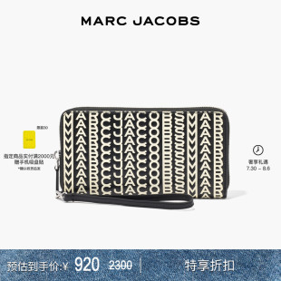 羊皮老花设计感长款 JACOBS 折扣 钱包卡包零钱包 MARC