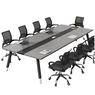 会议桌长桌长条桌长方形办公室桌椅组合简约现代工作台接待洽谈桌