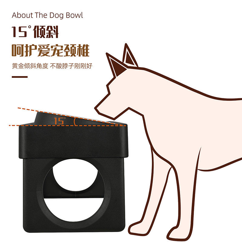防打翻大型犬食盆金毛高