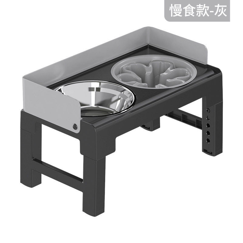 狗碗狗盆保护颈椎可调节