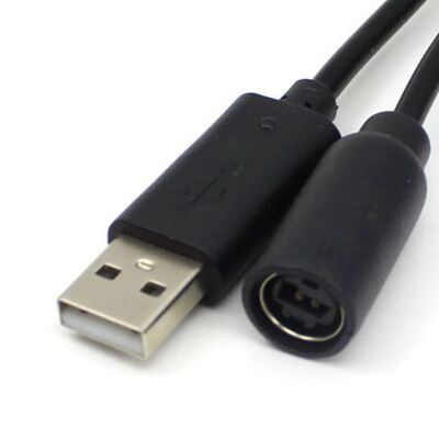 适用XBOX360有线手柄USB转接头 转换线手柄USB接口连接线插头配件