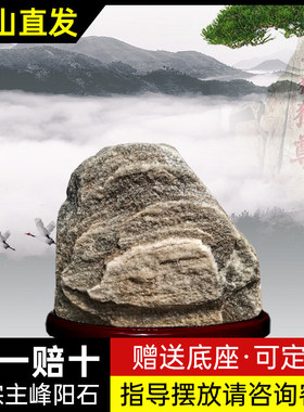 保真泰山石不切割泰山石敢当室内外原石镇宅客厅卧室窗台补角摆件