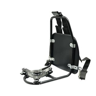 背负割草机配件豪华背架子双肩背架3角架除草机配件背负背架配件