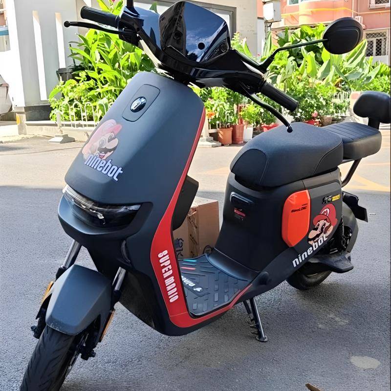 适用于九号F90m电动车贴纸版画拉花线条反光轮毂改装仪表保护膜贴