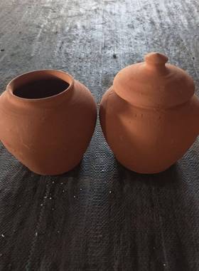 五色土陶罐老式土陶盆粗陶罐花盆瓦罐坛子放五方土五行土专用容器