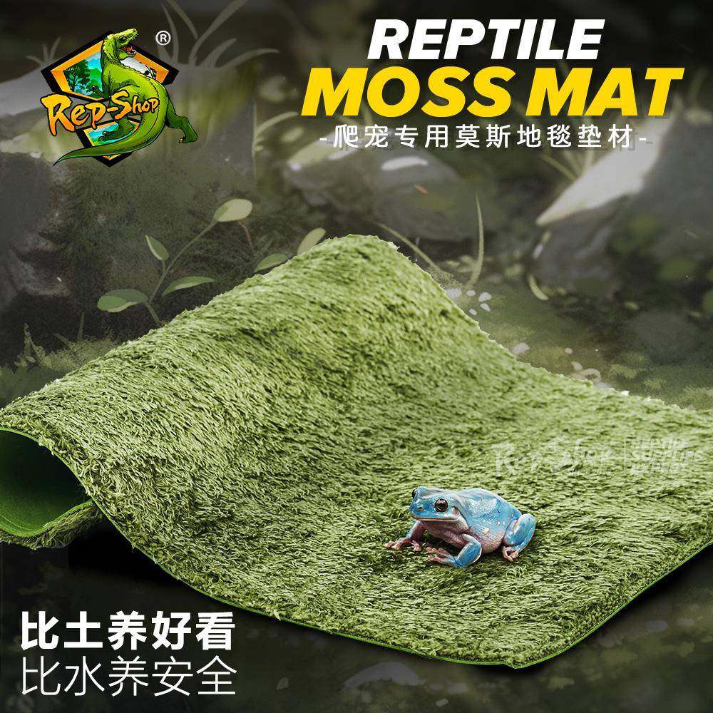 爬虫箱莫斯地毯莫丝底垫陆龟箱造景爬宠蛇角蛙蜥蜴守宫饲养盒垫材