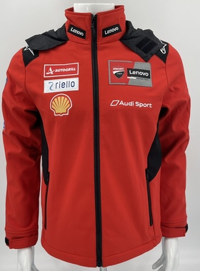 MoToGP机车赛事杜卡迪厂队服 秋冬季骑行软壳冲锋衣DUCATI赛道服