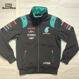 适用雅马哈马石油MoToGP厂队服 冬季防水骑行服连帽 骑士服装男