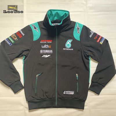 刺绣软壳春秋防风防水男女雅马哈