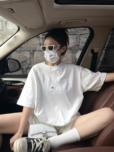 韩版高级纯棉睡衣女款2024新款夏季薄款短袖短裤家居服套装可外穿