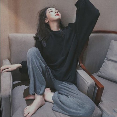 春秋款新款长裤秋冬外穿休闲睡衣