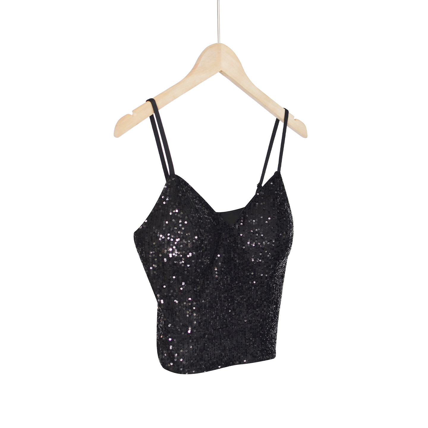 意大利单 带胸垫 亮片吊带背心女内搭文胸重工亮闪闪性感辣妹上衣,女装/女士精品,背心吊带,淘宝优惠券,粉丝福利购,淘宝优惠卷