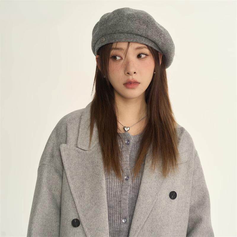 Classy key新加坡设计师联名款显脸小画家帽春秋贝雷帽百搭