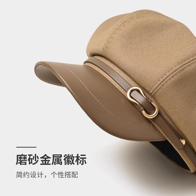 Classy key新加坡设计师联名款适合方圆脸皮帽子大头围八角