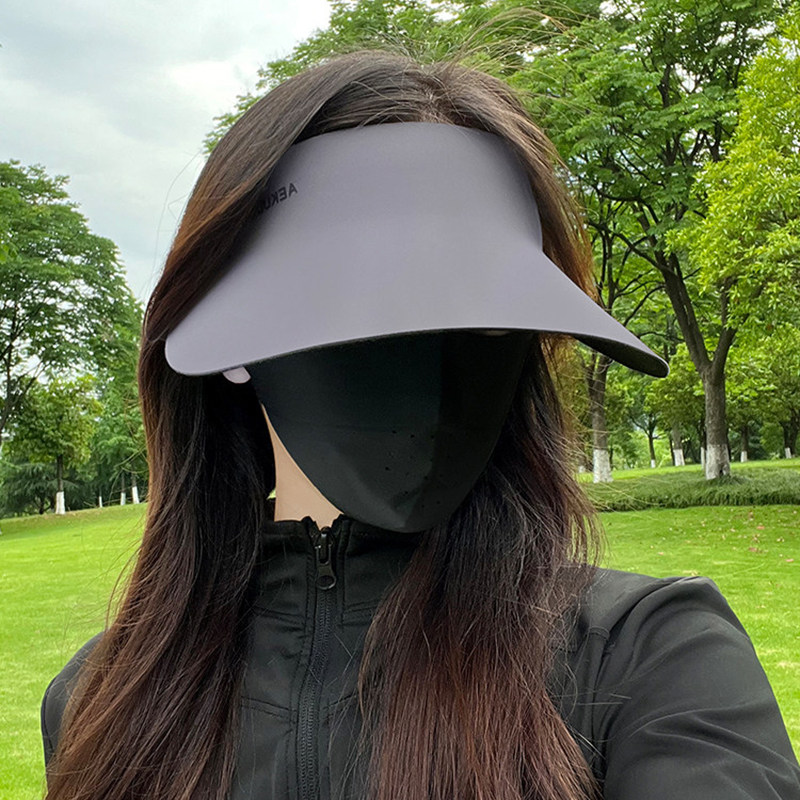 Classy key新加坡设计师联名款防紫外线防晒超轻空顶帽遮脸太阳帽