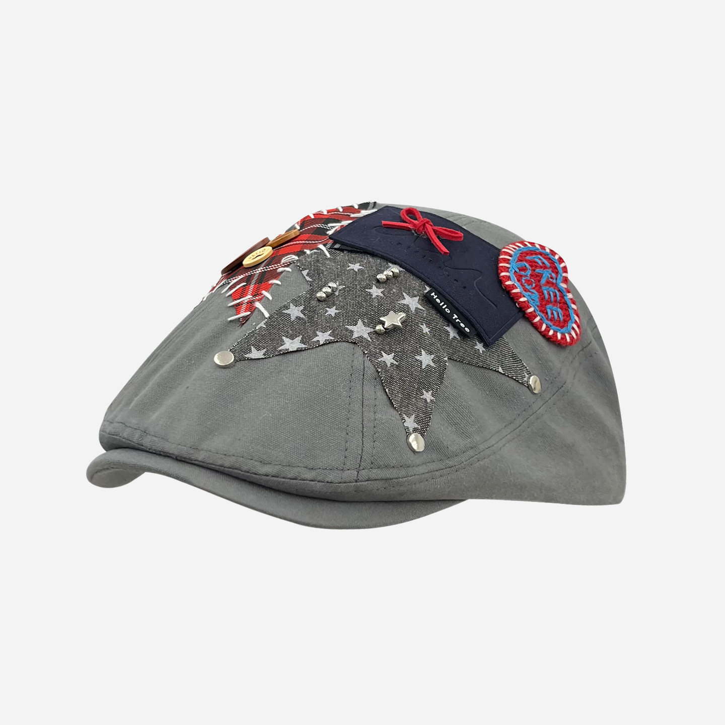 Classy key新加坡设计师联名款文艺小众画家帽做旧贴布星星贝雷帽,服饰配件/皮带/帽子/围巾,手帕,淘宝优惠券,粉丝福利购,淘宝优惠卷