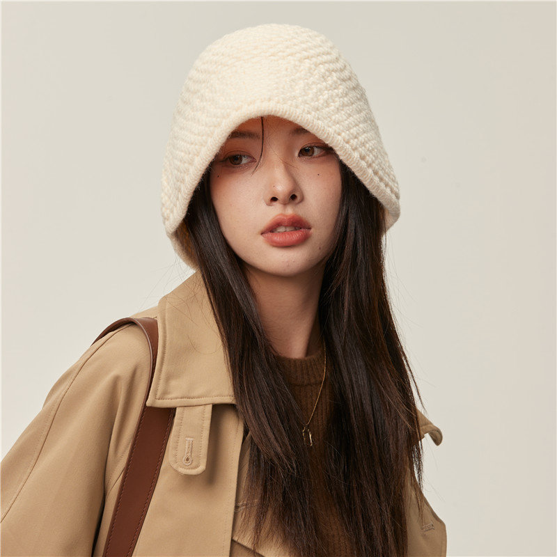 Classy key新加坡设计师联名款杨紫同款渔夫帽女秋新款针织