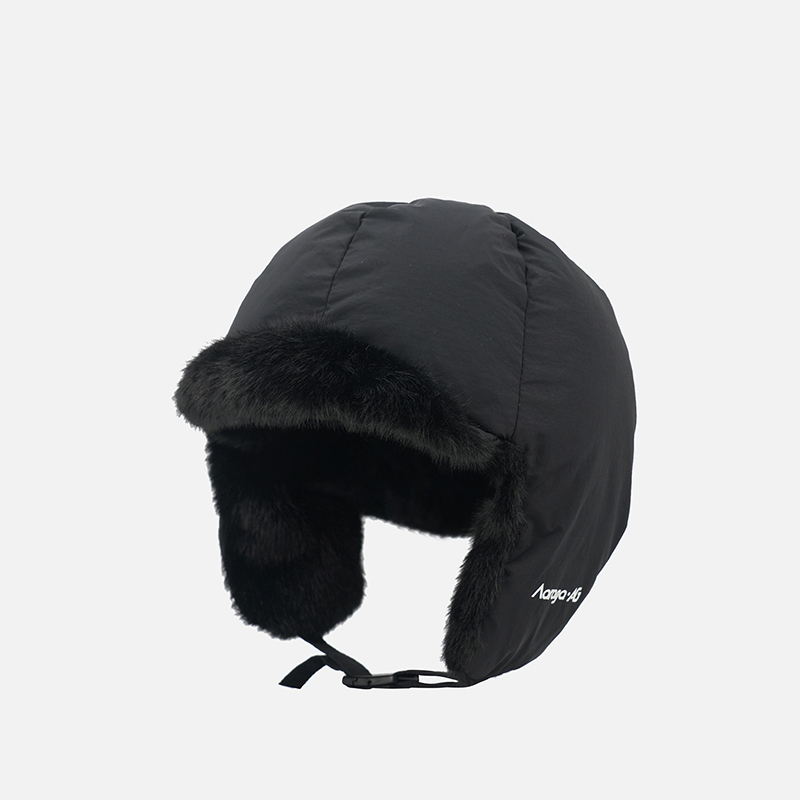 设计师联名款秋冬毛绒加厚雷锋帽