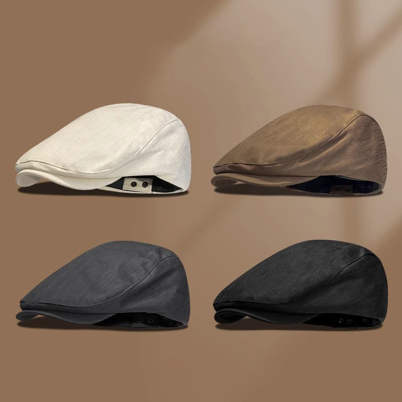 Classy key新加坡设计师联名款显脸小法式贝雷帽子反戴复古