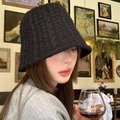 Classy key新加坡设计师联名款 保暖毛线帽百搭女渔夫帽复古针织帽