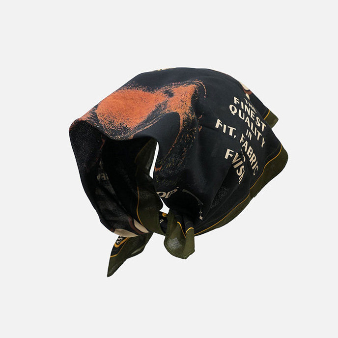 Classy key新加坡设计师联名款美式街头复古头巾嘻哈街舞印