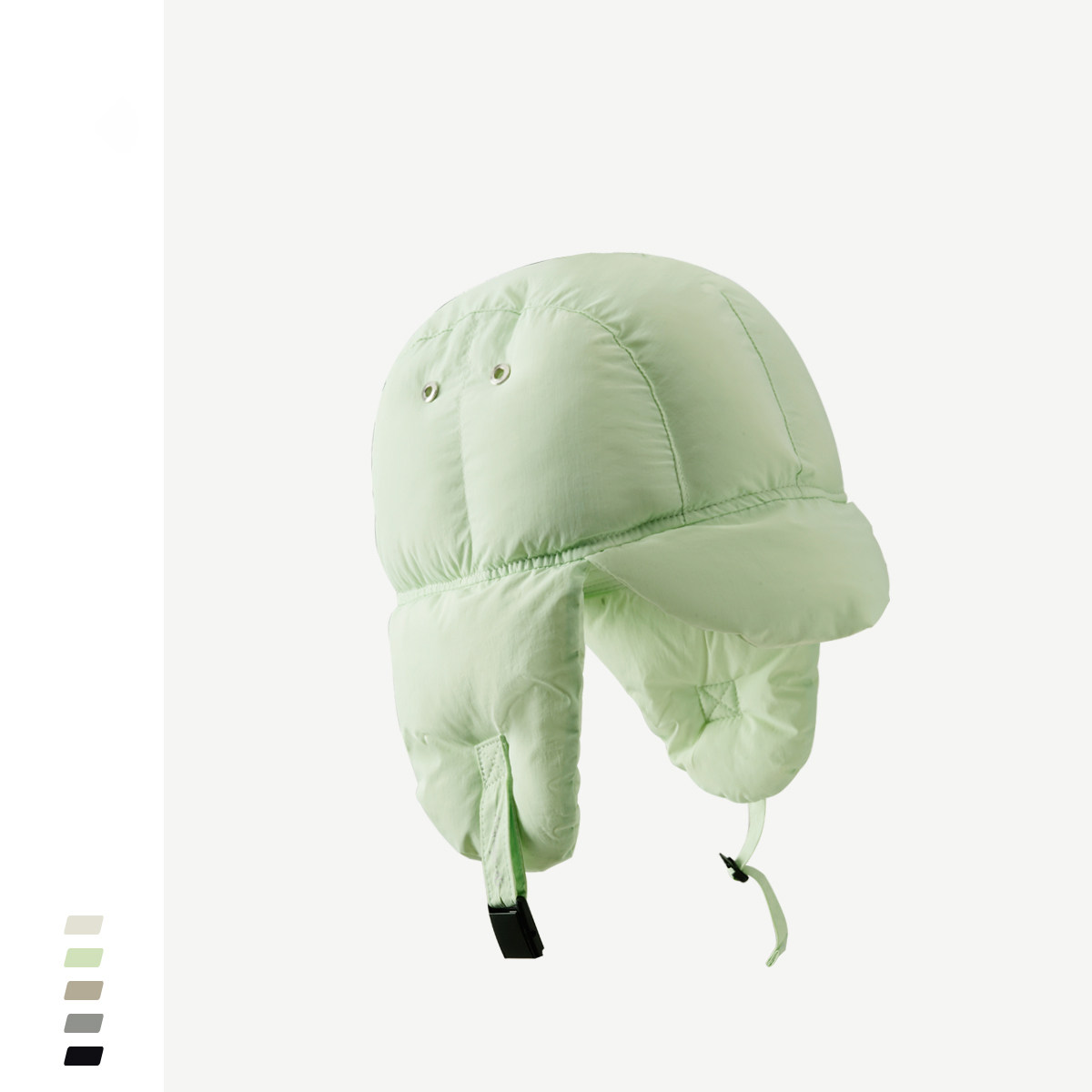 Classy key新加坡设计师联名款飞行员雷锋帽子显脸小羽绒棉