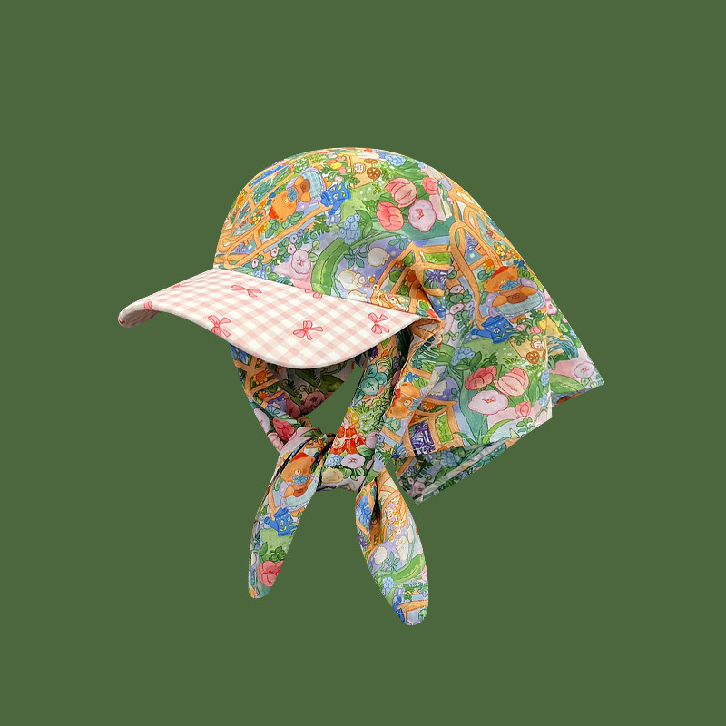 Classy key新加坡设计师联名款法式复古莫奈的花园拍照三角