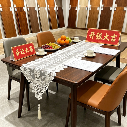 木门店旗开得胜寓意签单桌桌旗