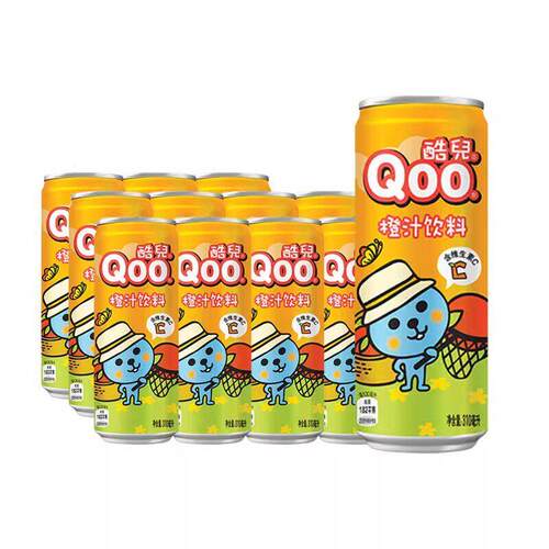 可口可乐美汁源酷儿Qoo橙汁