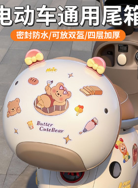 适用爱玛雅迪台铃电动车后备箱