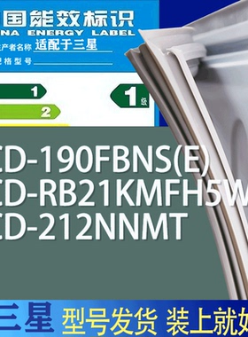 适用三星冰箱BCD-190FBNS(E) RB21KMFH5WW/SC 212NNMT门密封条圈