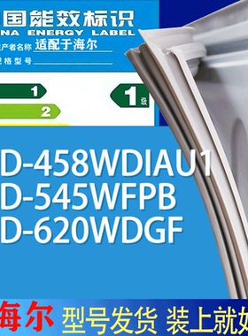 适用海尔冰箱BCD-458WDIAU1 545WFPB 620WDGF门密封条胶条磁条圈