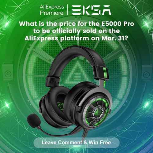 EKSA E5000 PRO 头戴式游戏耳机电竞线控耳麦台式电脑手机通用