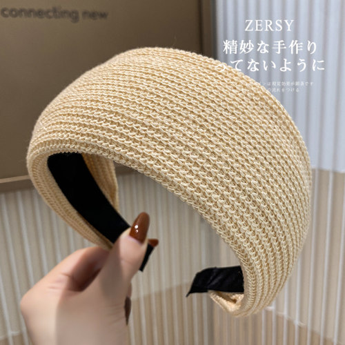 Zersy/佐希韩国气质复古纯色发箍