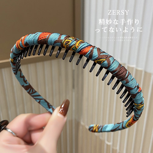 复古网红长齿发箍女发卡洗脸头箍