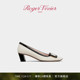 Belle Vivier漆皮方扣高跟鞋 Vivier RV女鞋 新年礼物 Roger